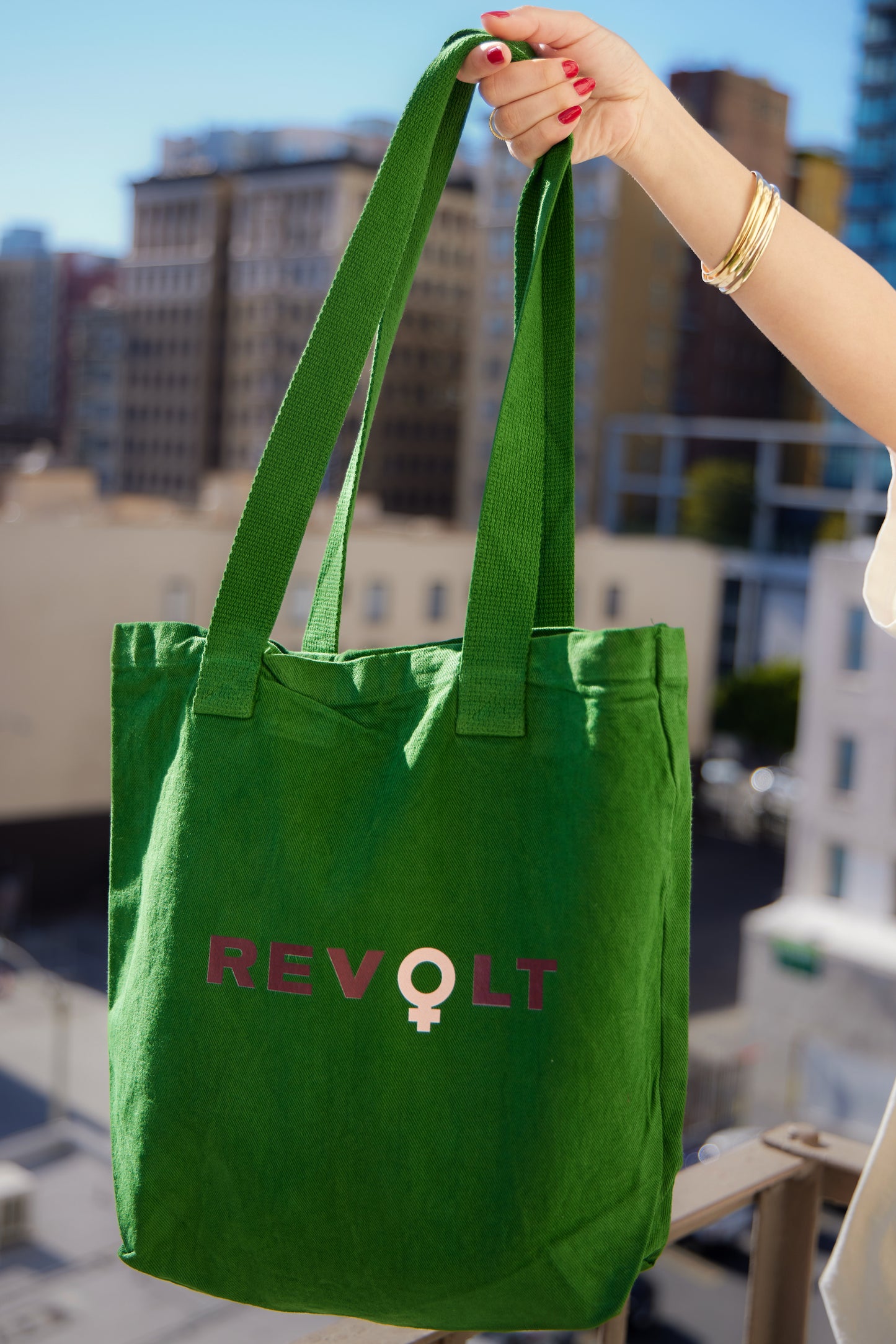 She is Tote Bag - Green
