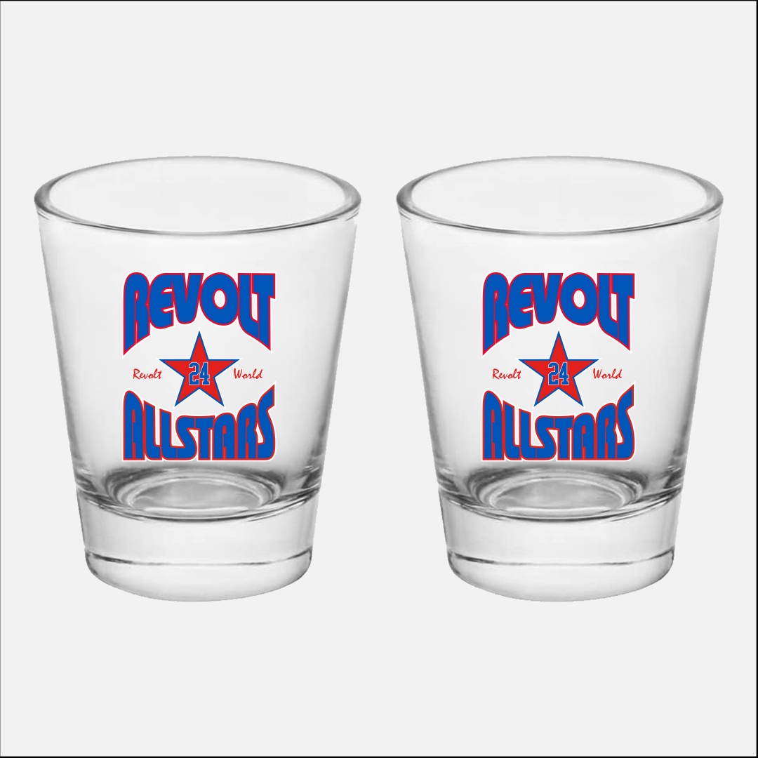 REVOLT WORLD SHOT GLASS - 2pk