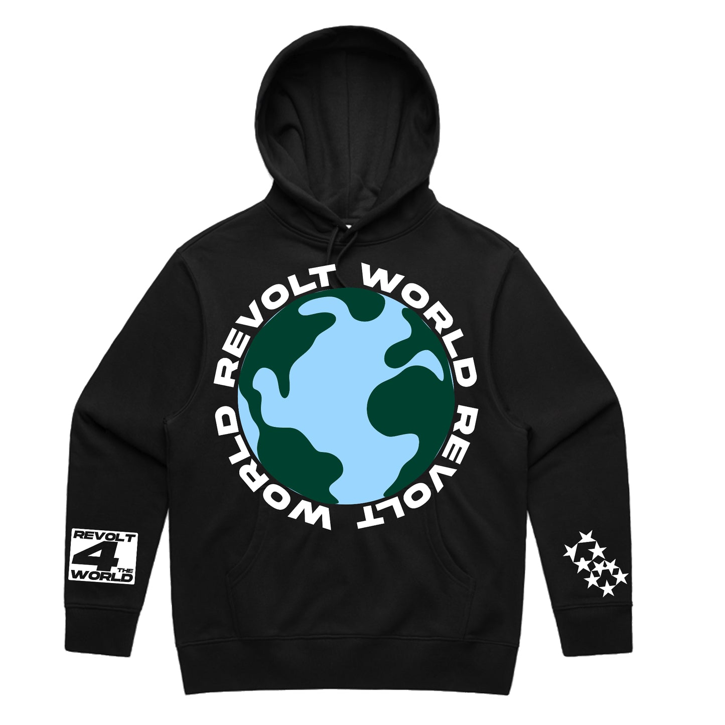 ASCOLOR HEAVY HOODIE BLACK
