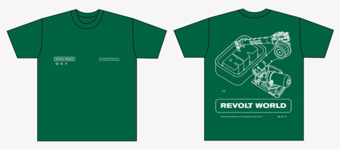 RW MECHANICS TSHIRT GREEN / WHITE