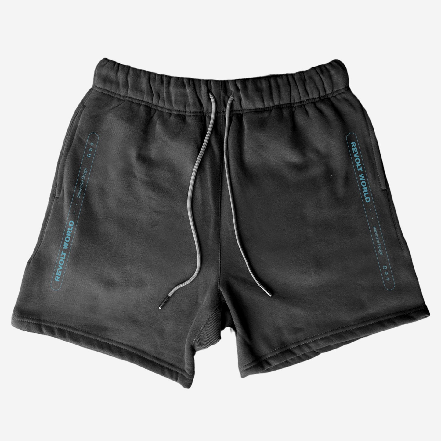 RW DRK GREY / LT BLUE SHORTS