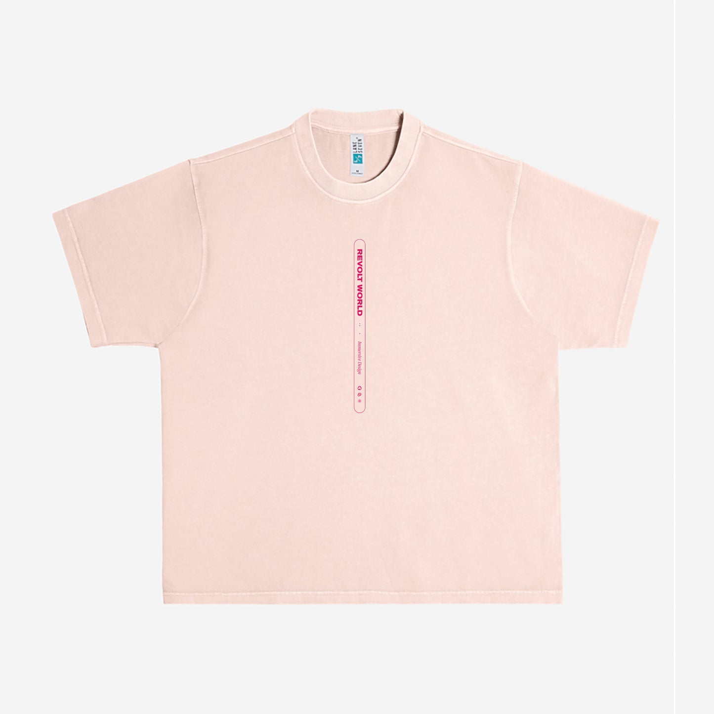 RW DECONSTRUCTED TSHIRT PINK