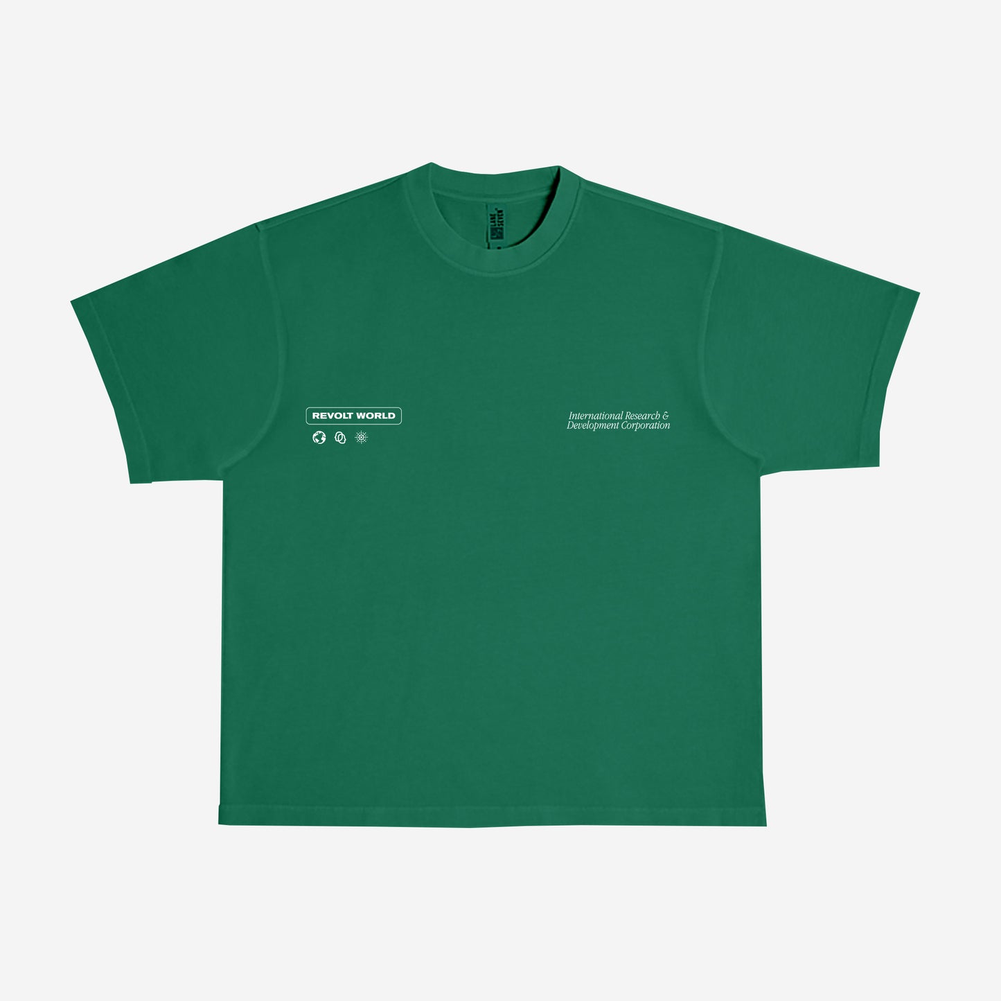 RW MECHANICS TSHIRT GREEN / WHITE