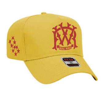 TRUCKER HAT MONOGRAM YELLOW