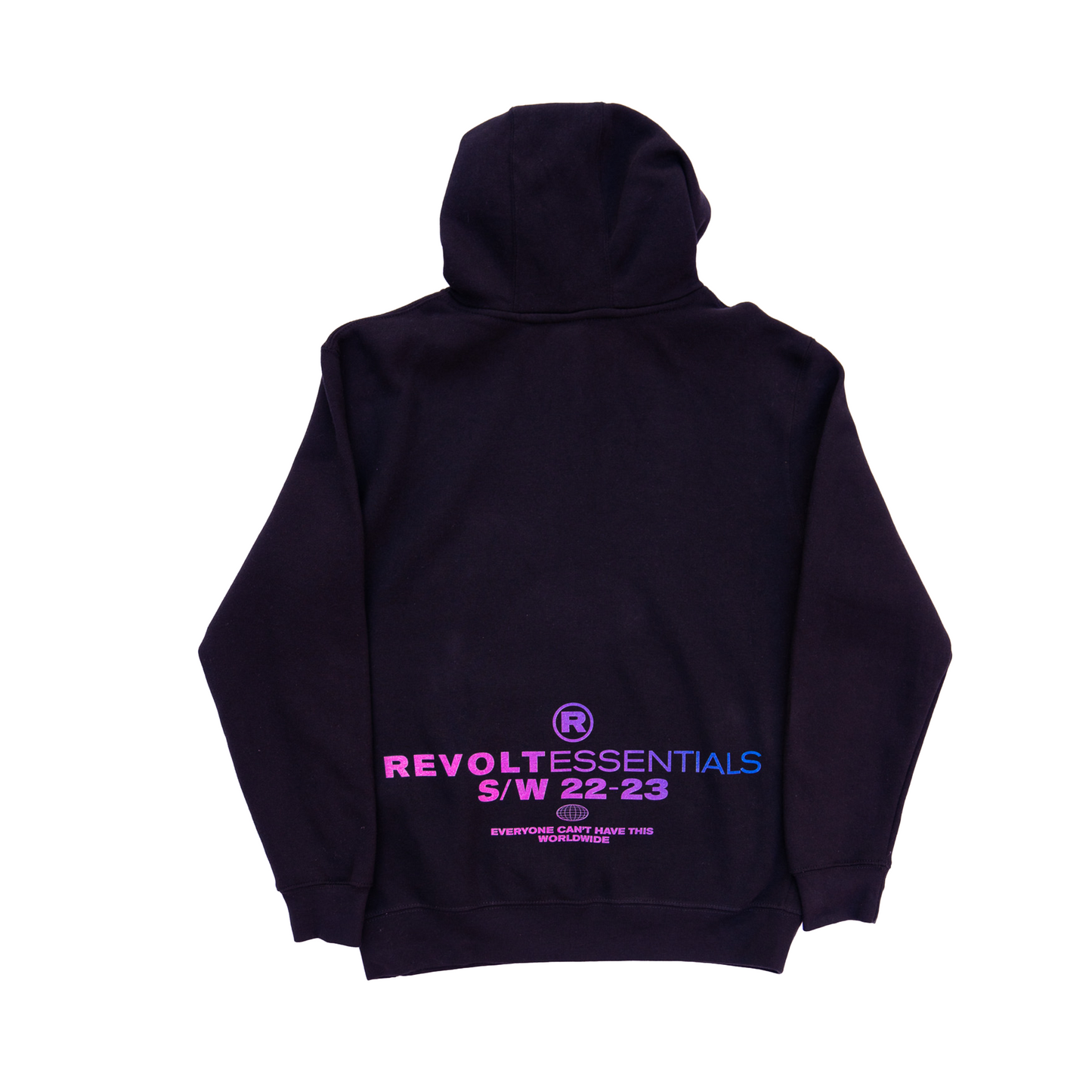 REVOLT Essentials - Chrome Black Hoodie