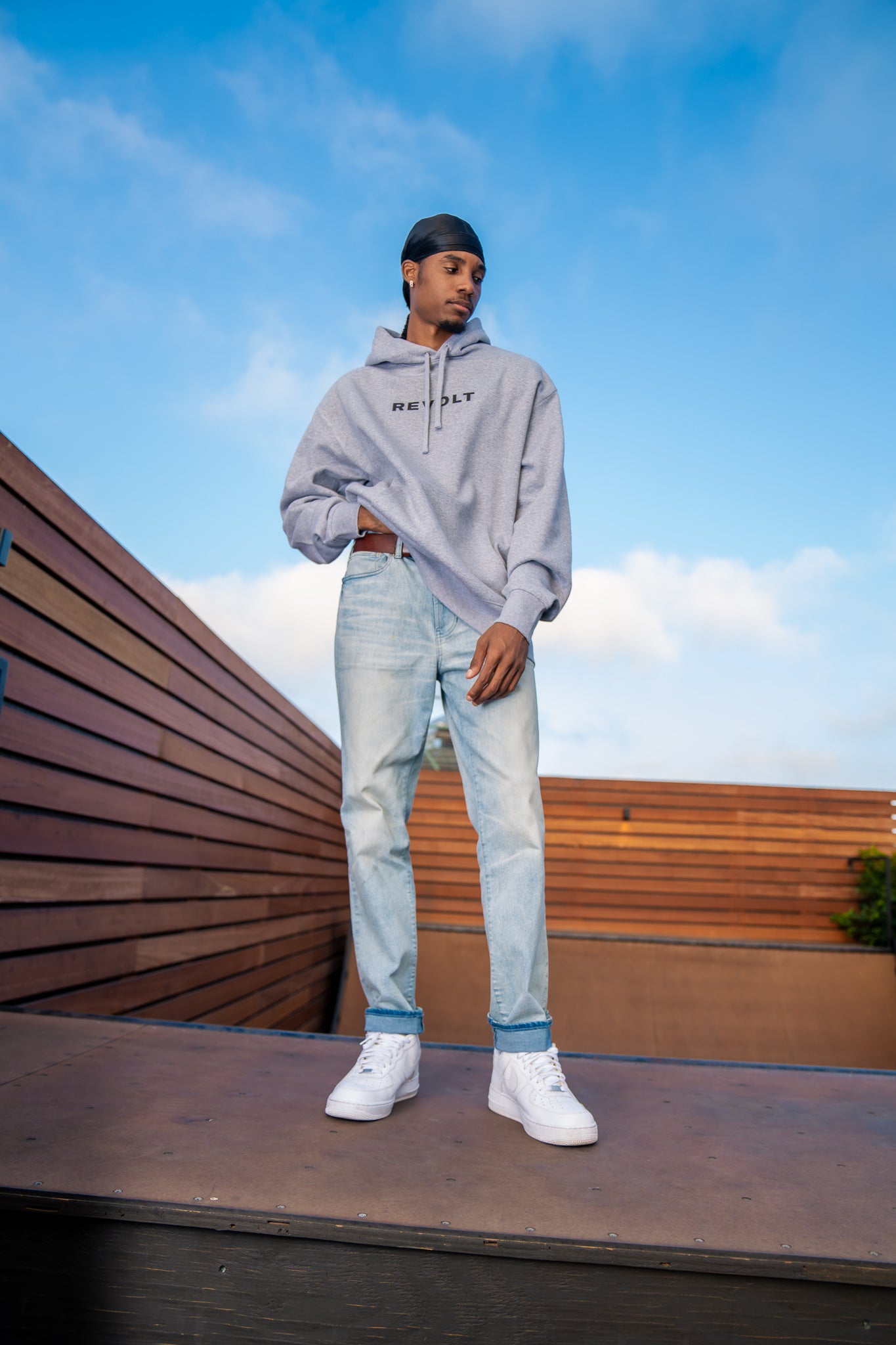 REVOLT Essentials - Athletic Heather Hoodie