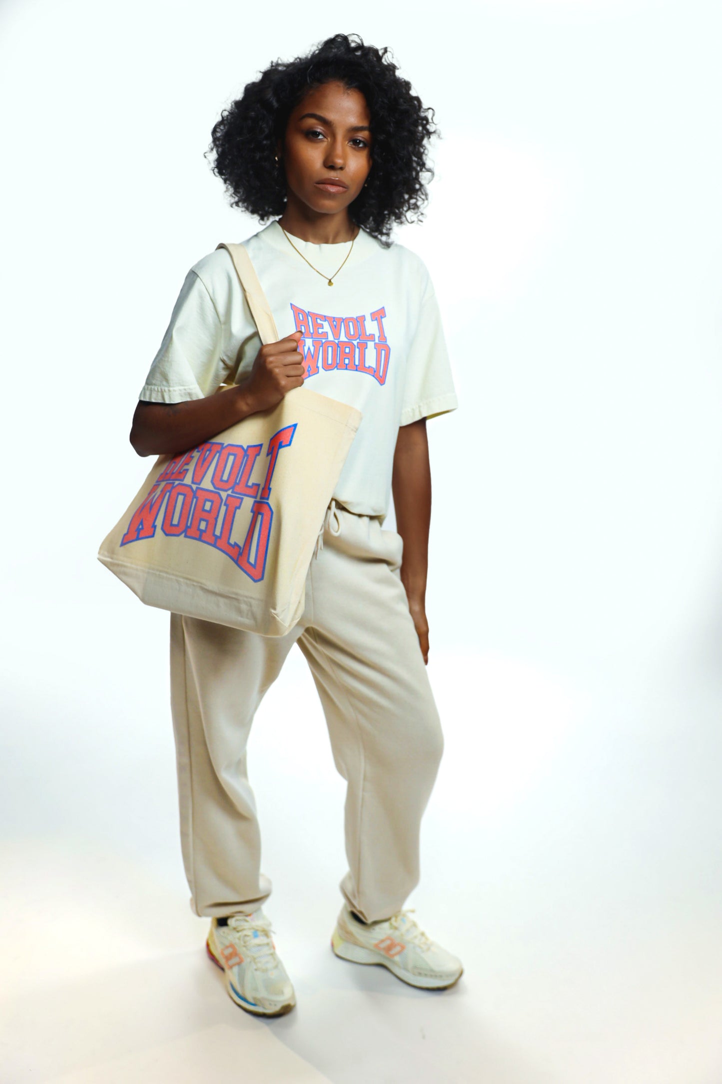 REVOLT WORLD CLASSIC TOTE - IVORY