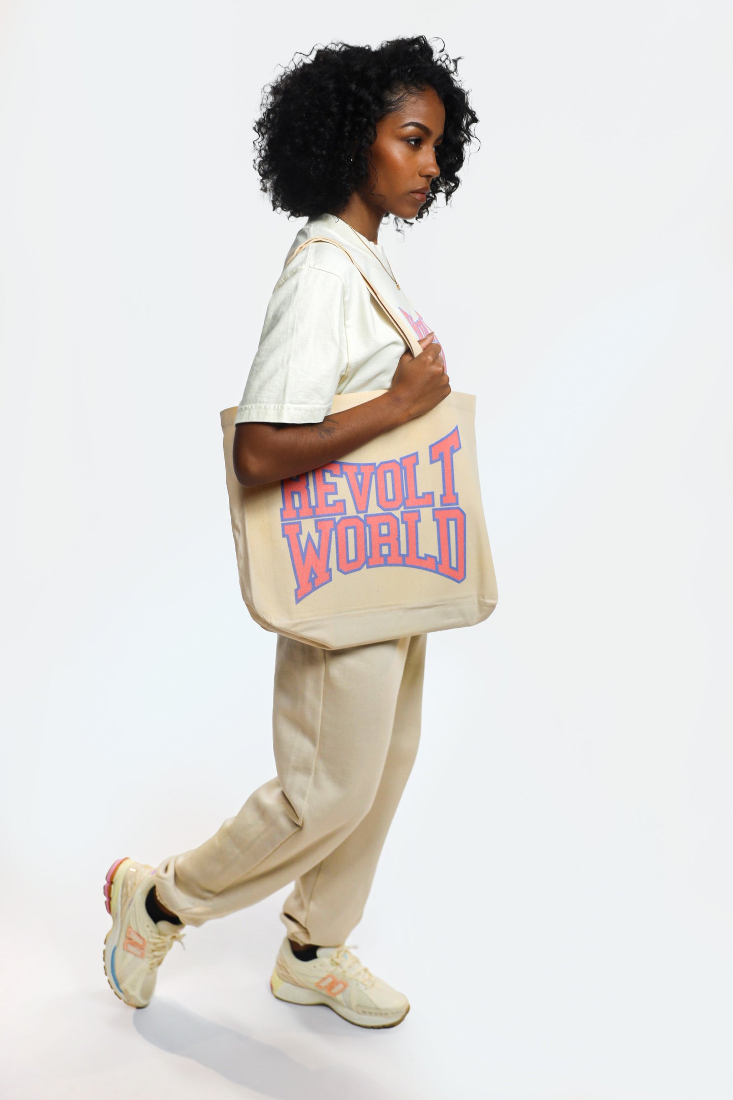 REVOLT WORLD CLASSIC TOTE - IVORY