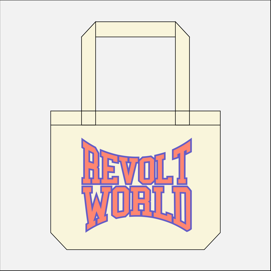 REVOLT WORLD CLASSIC TOTE - IVORY