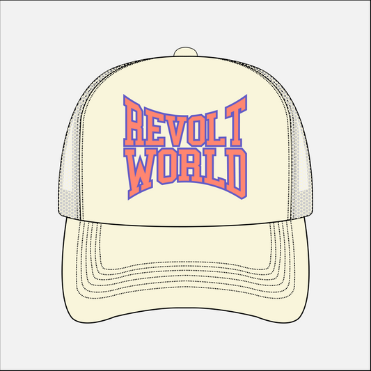 REVOLT WORLD CLASSIC HAT - IVORY