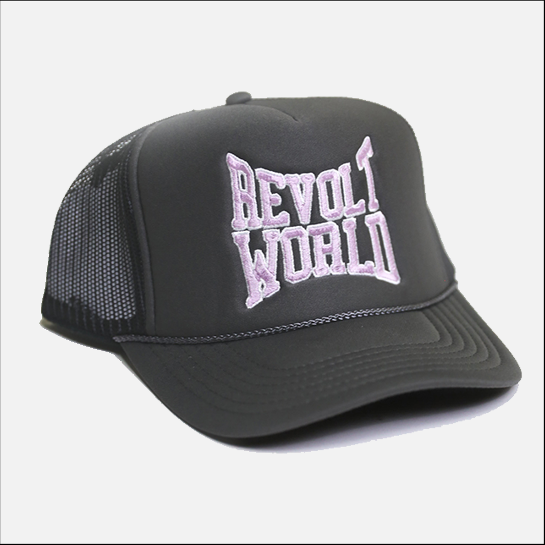 REVOLT WORLD CLASSIC HAT - POWDER GREY